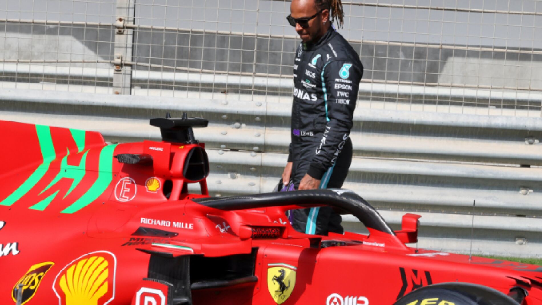 El debut de Hamilton en Ferrari genera gran expectación El debut de Hamilton en Ferrari genera gran expectación