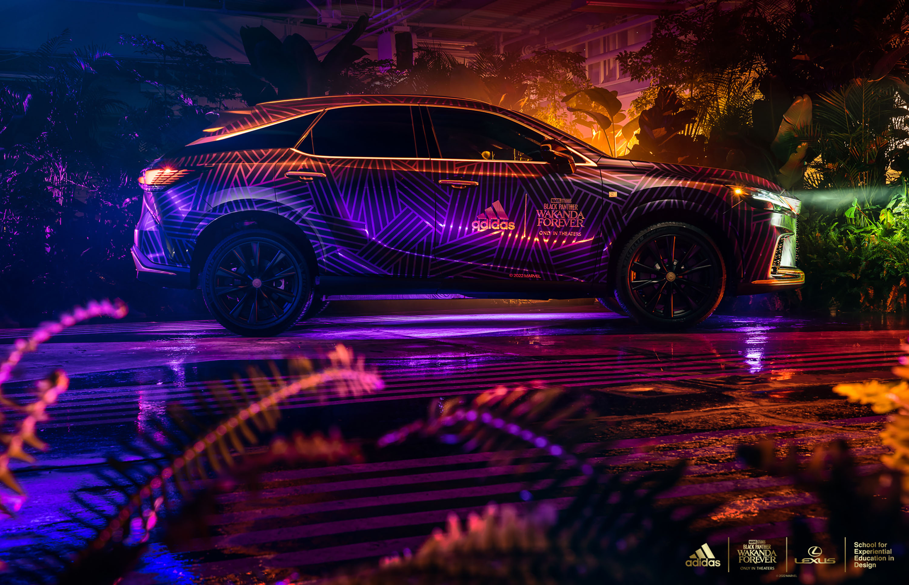 Lexus x Adidas junto con Marvel Studios