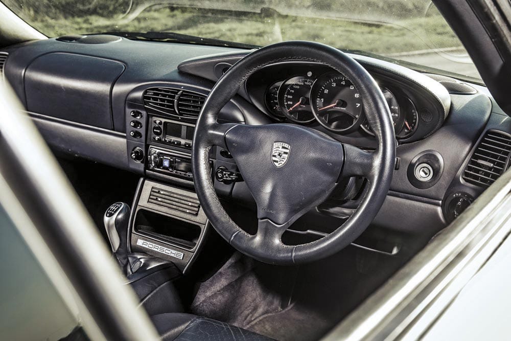 Prueba Porsche 911 996 interior