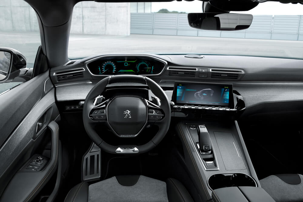 interior Peugeot 508 híbrido