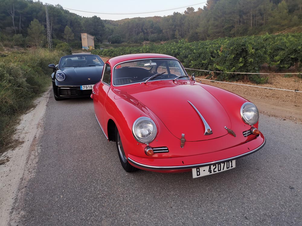 Porsche 356 rojo encuentro Barcelona