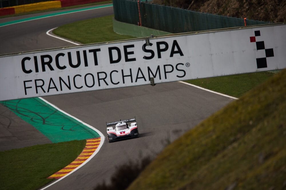 Porsche 919 Hybrid EVO en el circuito de Spa