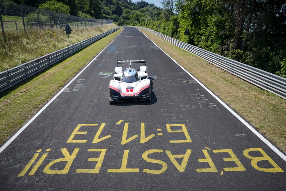 el Porsche 919 Hybrid EVO en Nordschleife