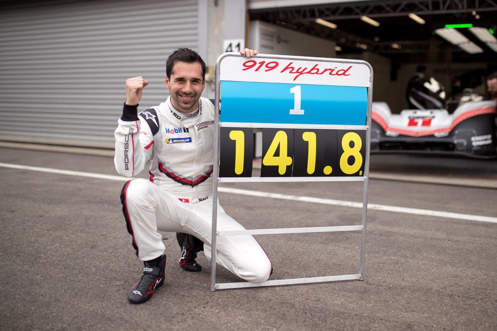 record de Neel jani con el Porsche 919 Hybrid EVO