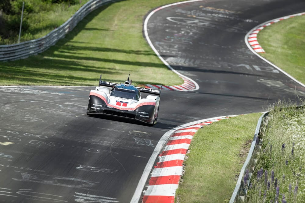 el Porsche 919 Hybrid EVO en Nürbirgring