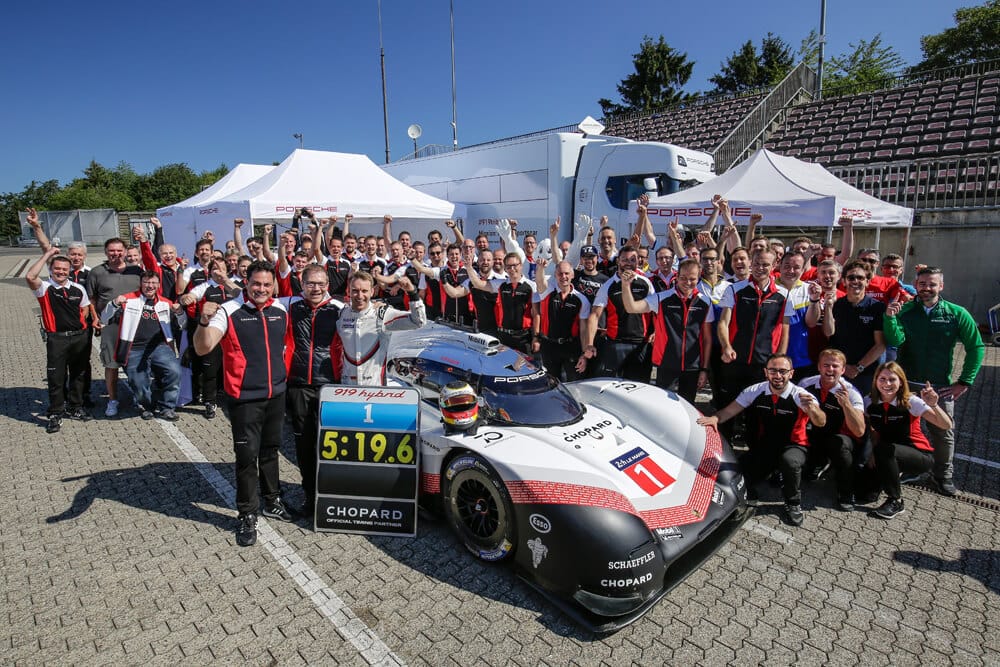 record de Timo Bernhard con el Porsche 919 Hybrid EVO