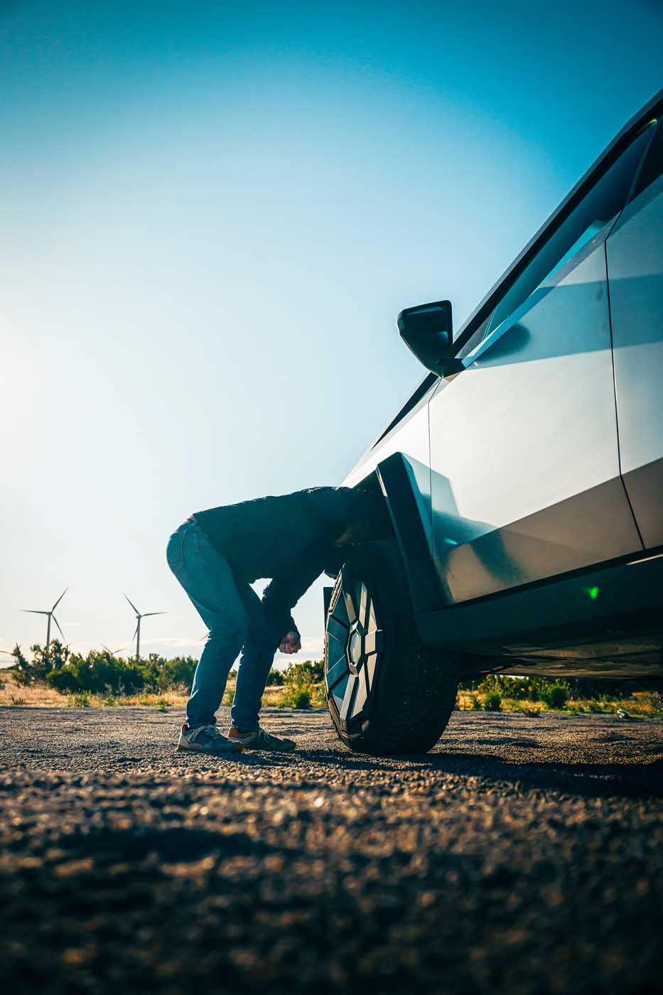 Suspensión del Tesla Cybertruck