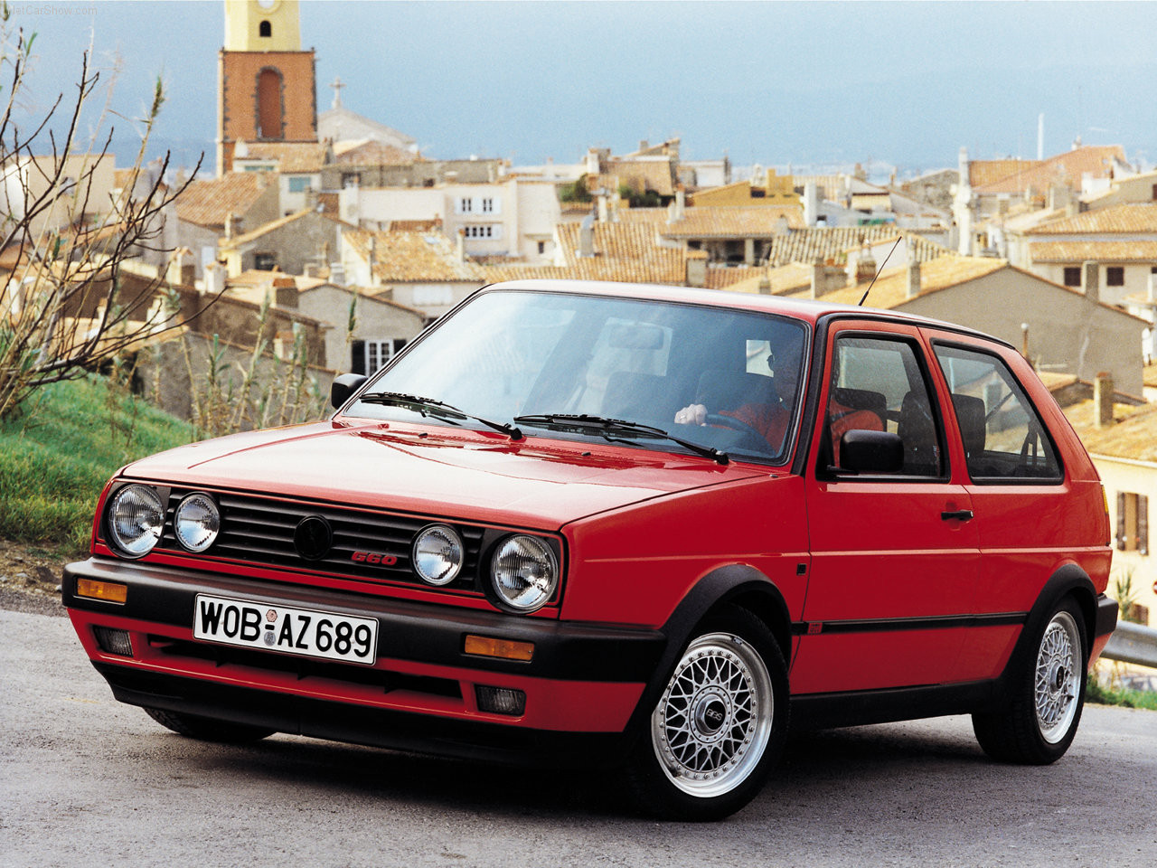 El Rojo Marte fue el color elegido para el debut del Volkswagen Golf GTI